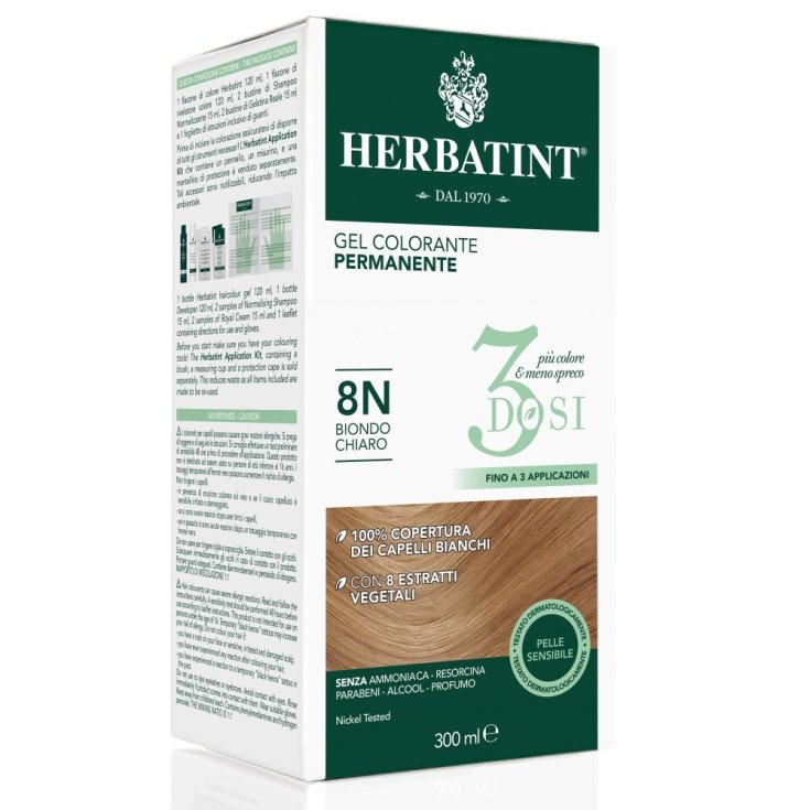 Herbatint 3dosi 8n 300ml
