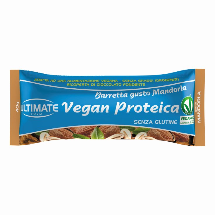 Ultimate Vegan Protein Almond Taste Bar Gluten Free 40g