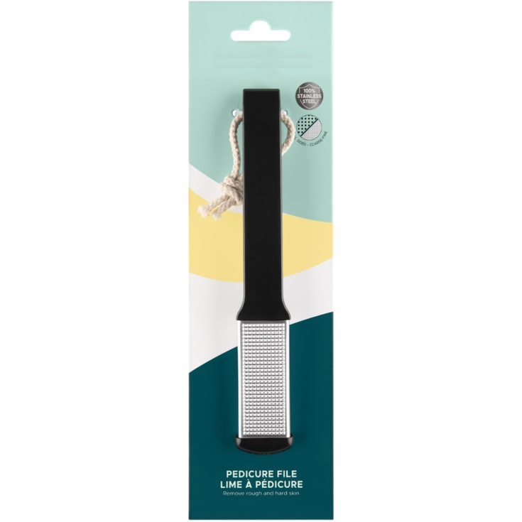 Qvs Pedicure File Stainless Steel Pearli
