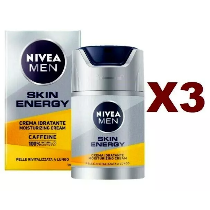 Nivea Men Skin Energy Cream 50ml Set 3 P