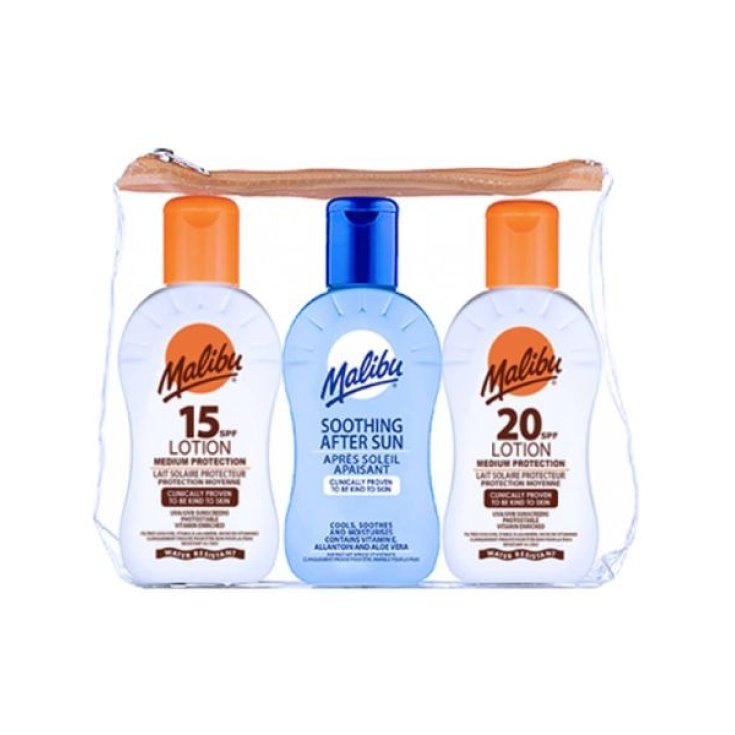 Malibu Body Lotion Spf20 100ml Set 3 Pie