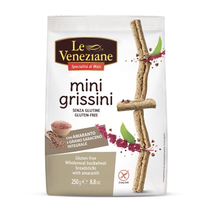 Le Veneziane Minigrissini Amaranth And Buckwheat 250g