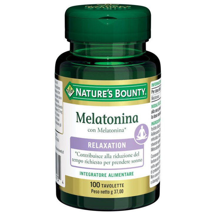 Nature's Bounty Melatonin Food Supplement 100 Tablets