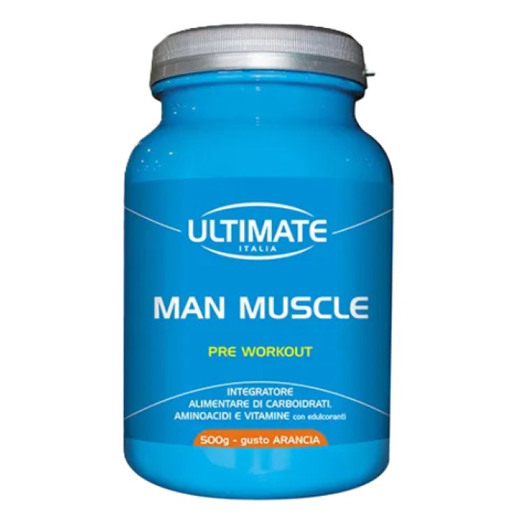 Ultimate Man Muscle Pre Workout Orange Flavor 500gr