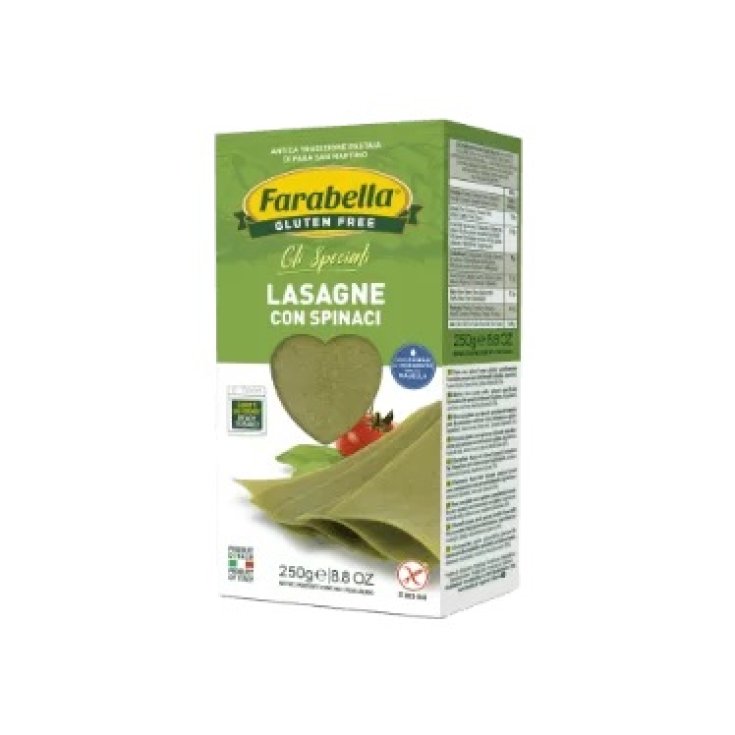 Farabella Lasagne With Spinach Re 250g