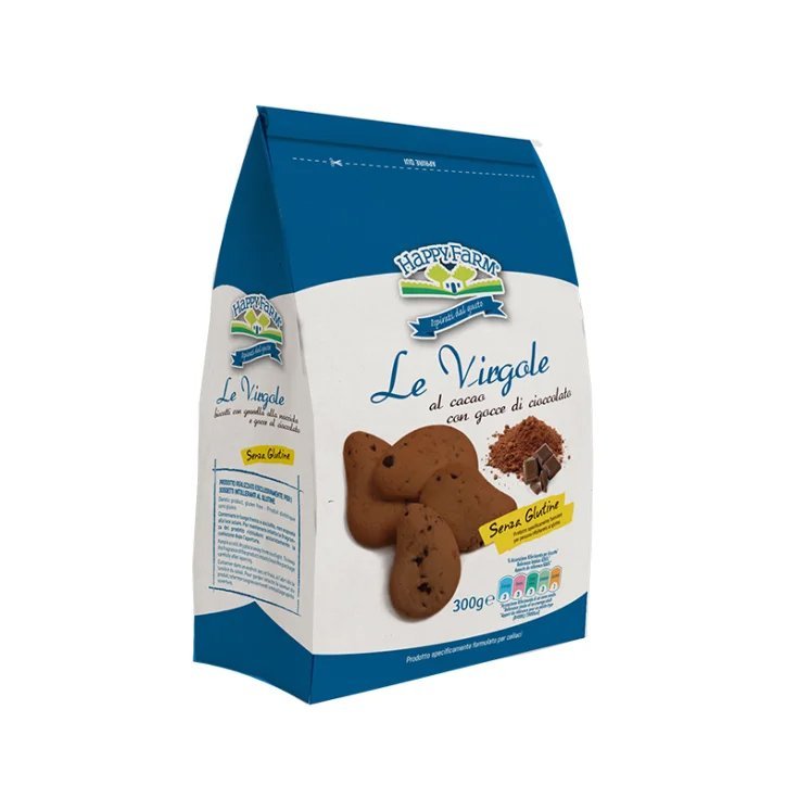 Happy Farm Le Virgole Al Cacao With Chocolate Drops Gluten Free 300g