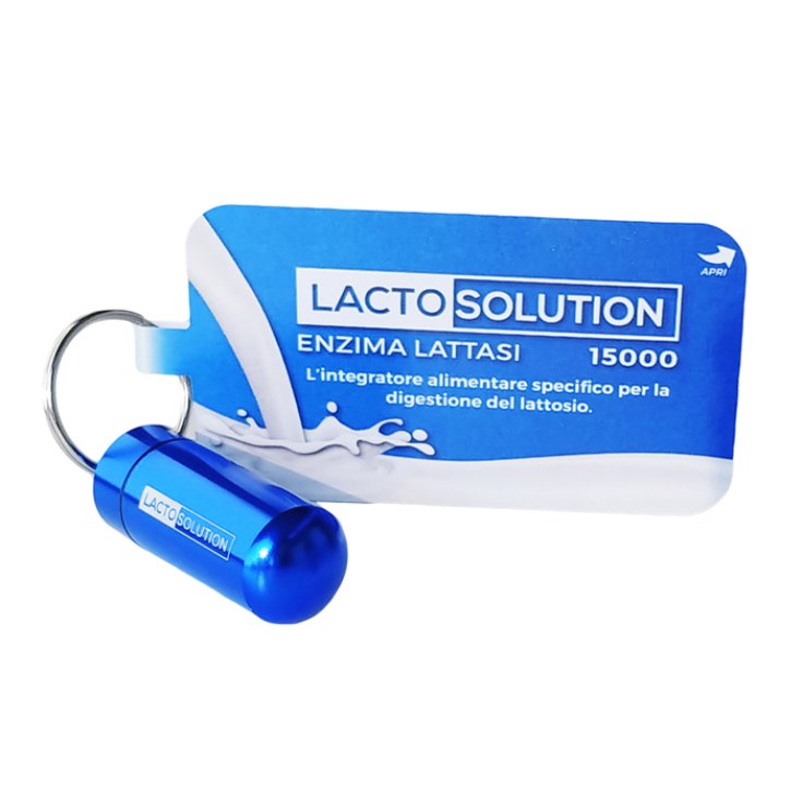 Lactosolution 15000 Lactase Enzyme Food Supplement Pillbox 15 Tablets