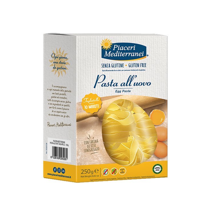 Piaceri Mediterranei Egg Pasta Tagliatelle Gluten Free 250g