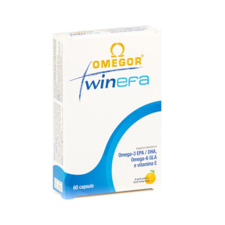 Omegor Twinefa New Food Supplement 60 Capsules