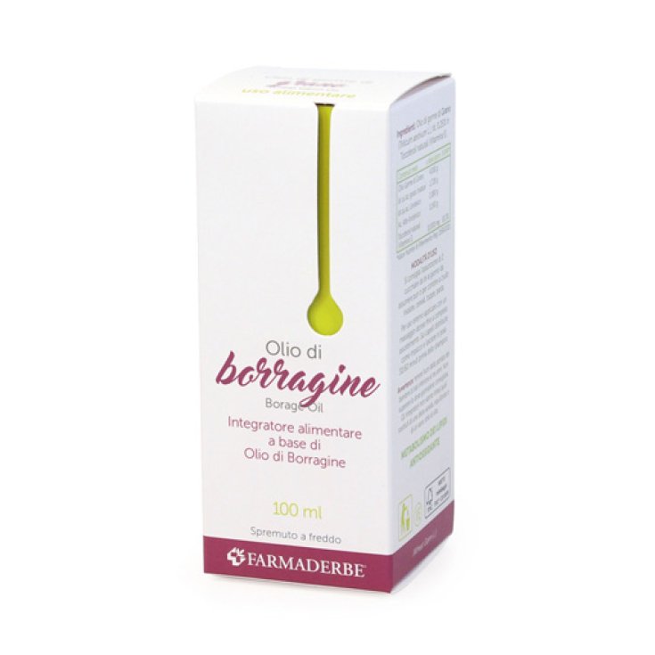 Farmaderbe Organic Borage Oil Cosmetic Use 100ml Farmaderbe Organic Borage Oil Cosmetic Use 100ml