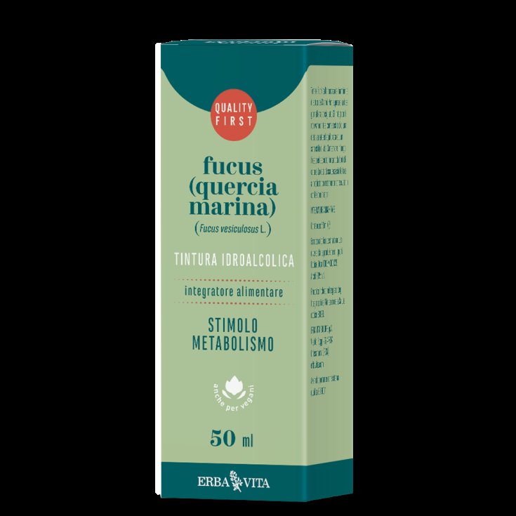 Erba Vita Hydroalcoholic Tincture Fucus Food Supplement 50ml