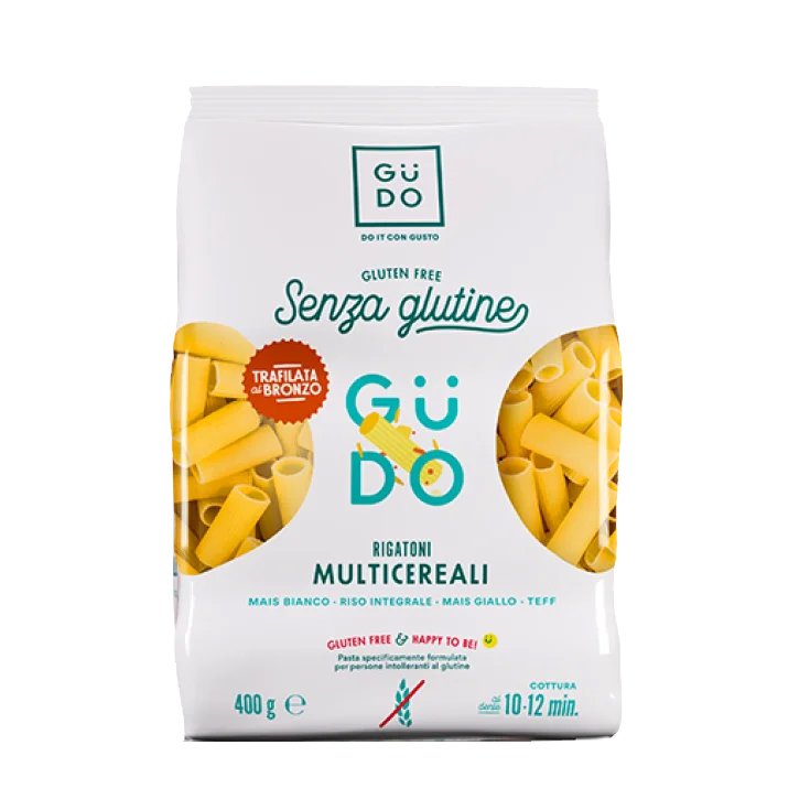 Gudo Multigrain Pasta Rigatoni Gluten Free 400g