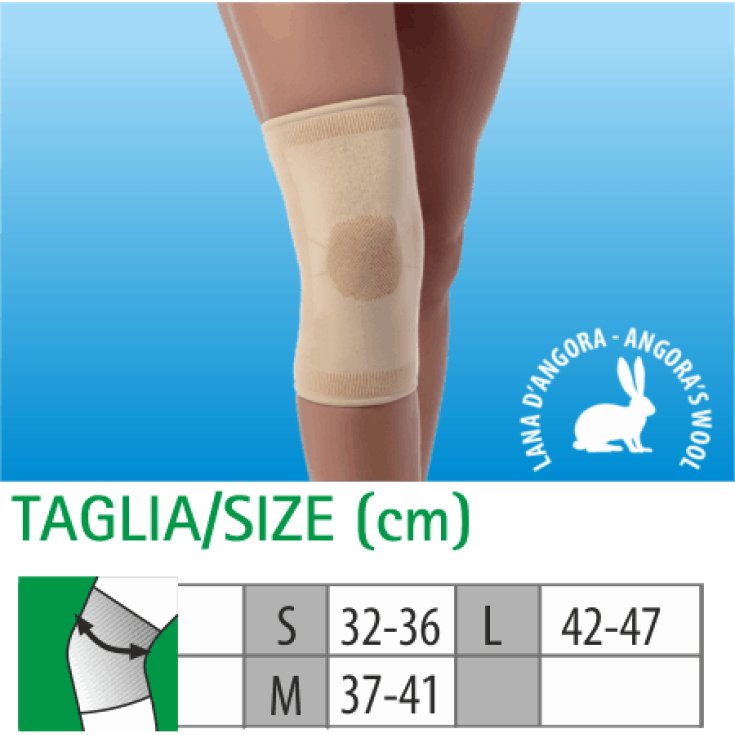 Budetta Farma CliaOrtho Knee Brace In Angora Wool Orthopedic Product Size M 1 Piece