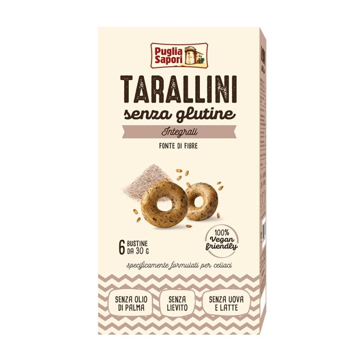 Puglia Flavors Wholemeal Tarallini Gluten Free 180g