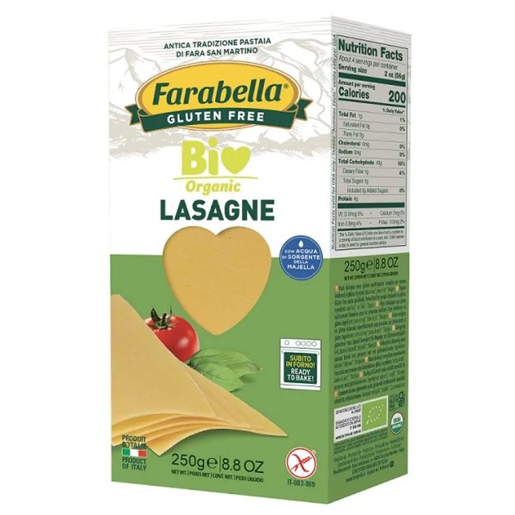 Farabella Organic Lasagne 250g