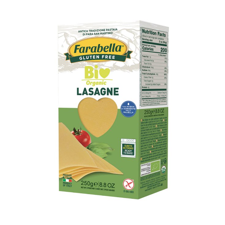 Farabella Organic Lasagne 250g
