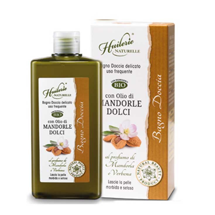 Huilerie Naturelle Delicate Body Wash With Almond Verbena Perfume With BIO Sweet Almond Oil 400ml