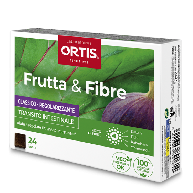 Frutta & Fiber Class Food Supplement 24 Chewable Cubes