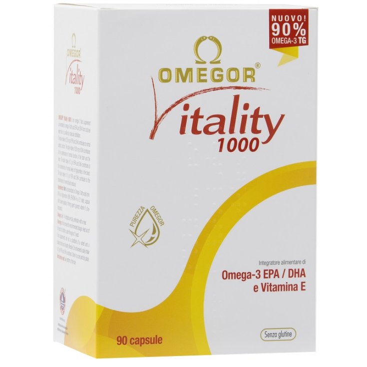 Omegor Vitality 1000 Food Supplement 90 Capsules