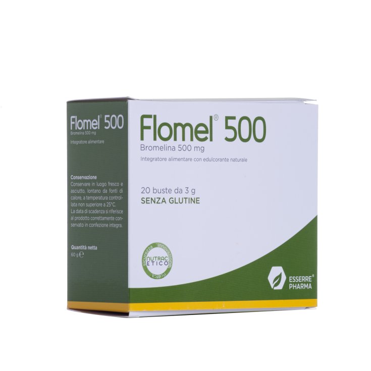 Flomel 500 Food Supplement Gluten Free 20 Sachets