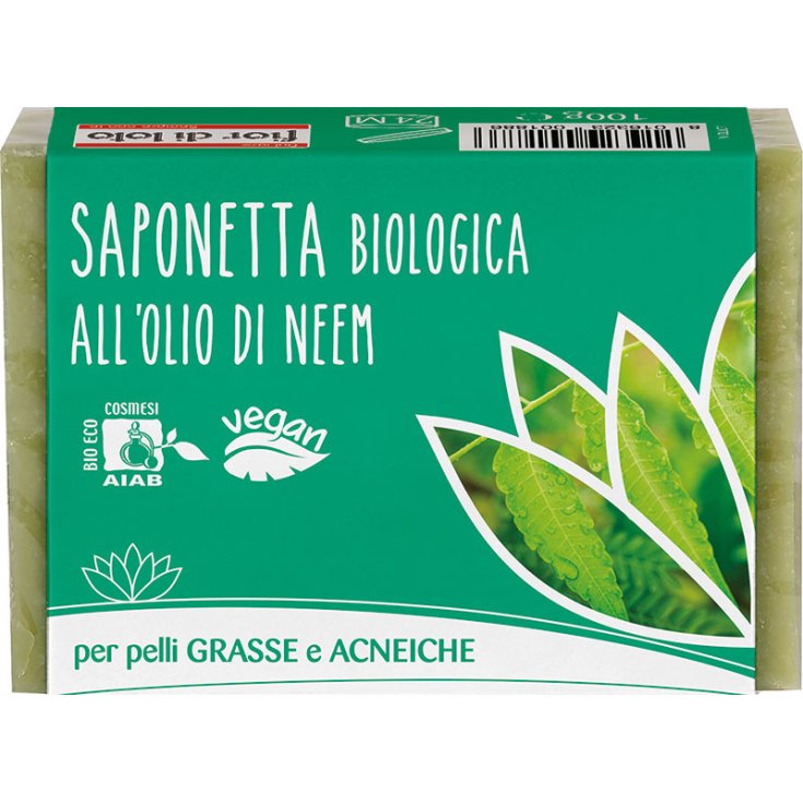 Fior Di Loto Soap With Neem Oil For Oily And Acneic Skin 100g