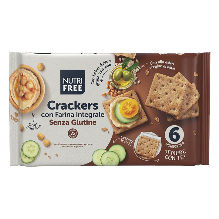 Nutrifree Wholemeal Crackers Gluten Free 6 Pieces