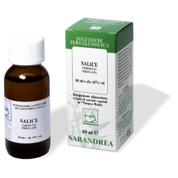 Sarandrea Marco Salix Alba Cortex Herbal Remedy 60ml Glycerine Macerate