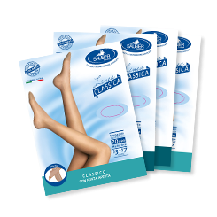 Sauber Pharma Classic Line Open Toe Tights 70 Den Desert Color Size 4 One Pair