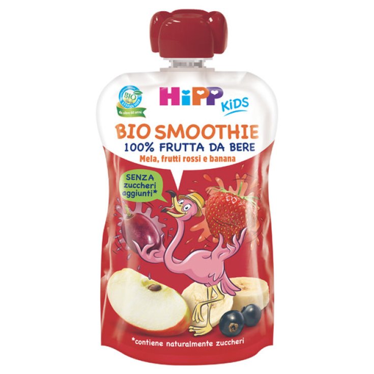 BIO Smoothie HiPP Kids Apple Red Fruits And Banana 120ml
