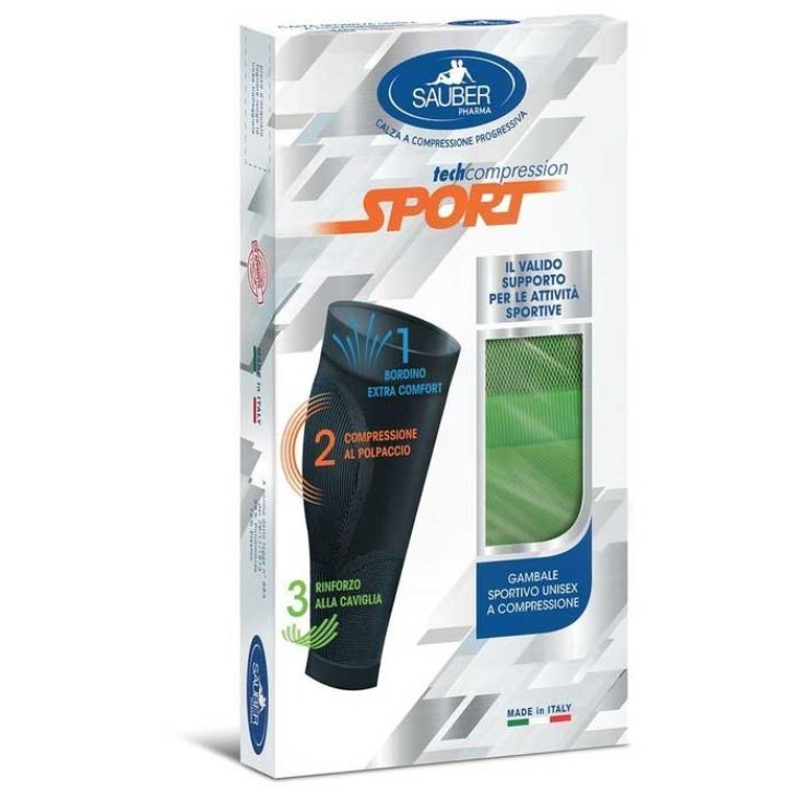 Sauber Sport Unisex Progressive Compression Upper Color Green Fluo Size XL