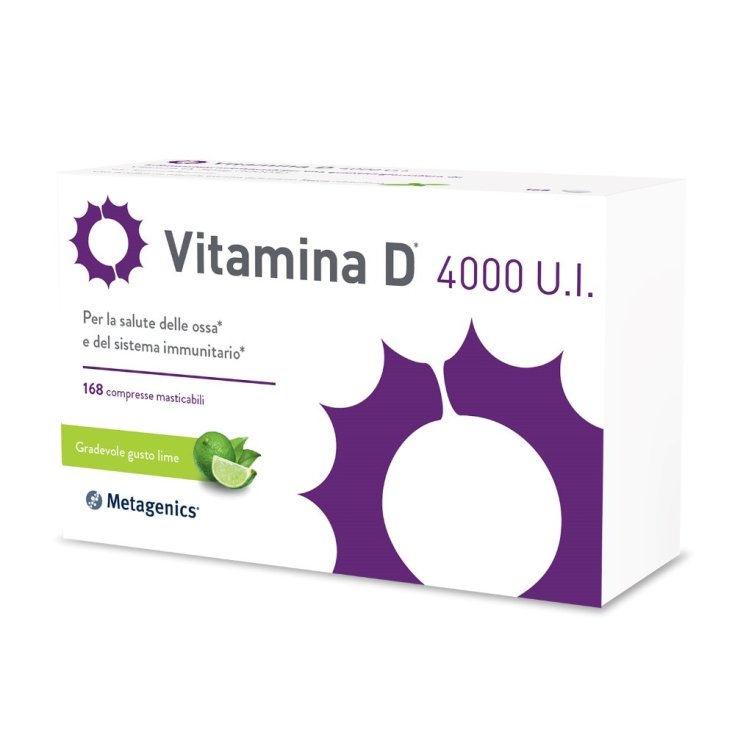 Vitamin D 4000 IU Metagenics ™ 168 Chewable Tablets