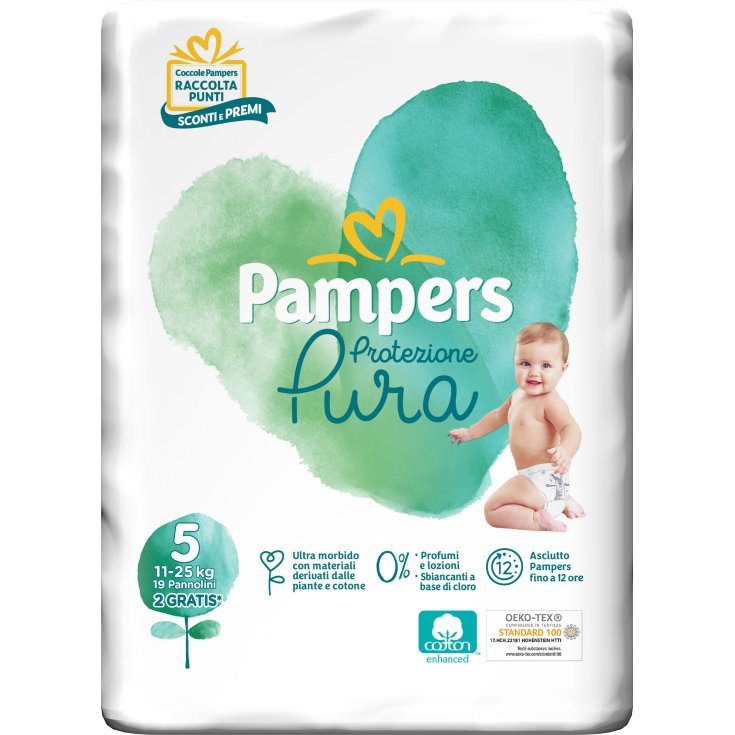 Pampers Naturello Size 5 JUNIOR (11-25Kg) 19 Diapers