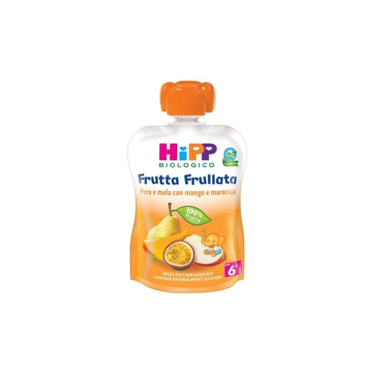 Fruit Puree Pear Apple Mango Maracuja HiPP Organic 90g