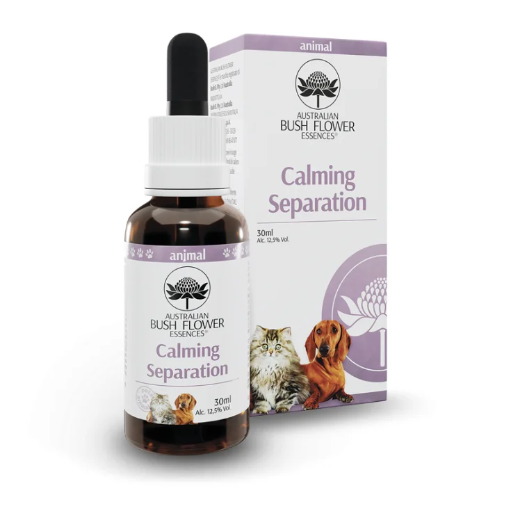 Australian Bush Flower Essences Calming Separation Homeopathic Remedy For Animals 30ml