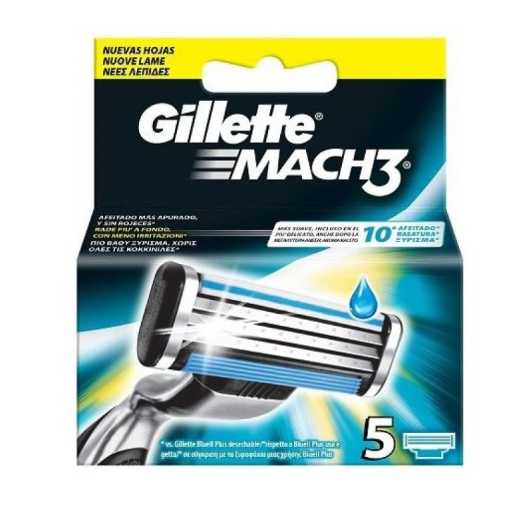 GILLETTE® MACH 3 BLADES X 5
