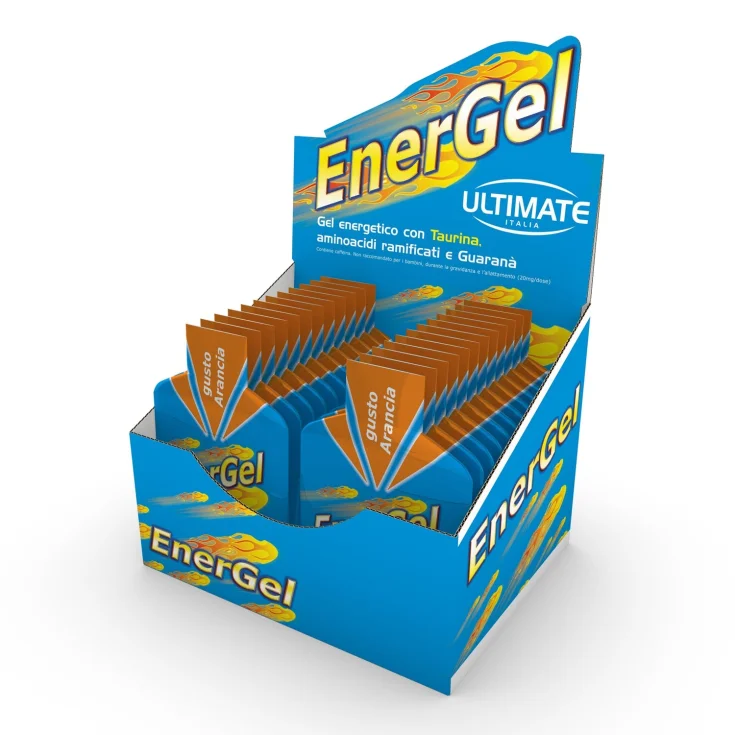 Ultimate Energel Energy Gel Orange Flavor 24 Sachets of 35ml