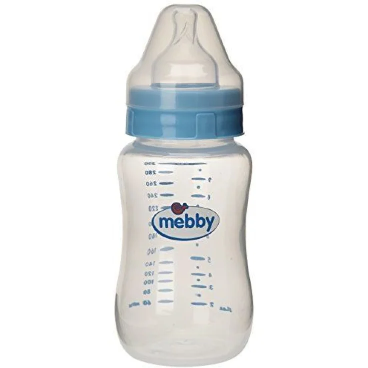 Mebby Bib Pp 300ml Silicone Bl