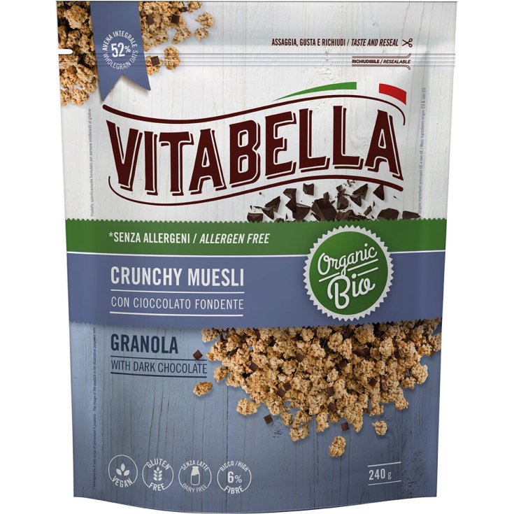 Crunchy Muesli With Dark Chocolate Vitabella 240g