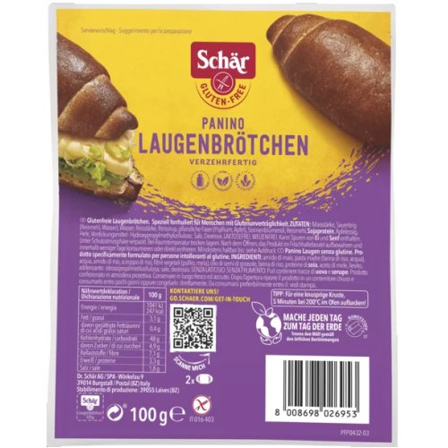 Laugenbrötchen Schar sandwich 100g - Loreto Pharmacy