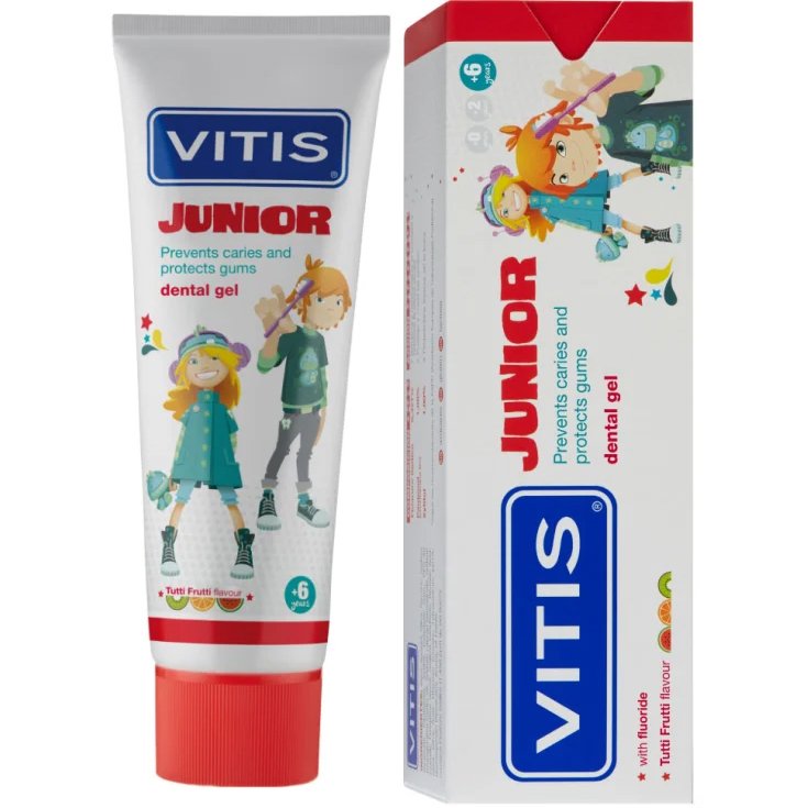 Vitis® Junior Gel Toothpaste Dentaid 75ml