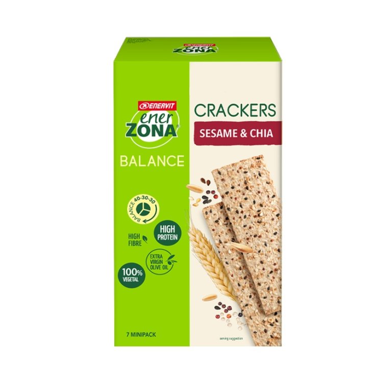 Crackers Sesame & Chia 40-30-30 Enervit EnerZona® 175g