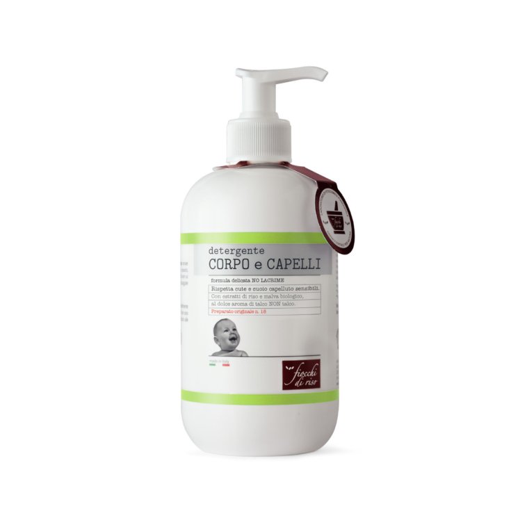 Body And Hair Cleanser Talc Rice Flakes 400ml