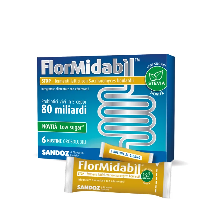 FlorMidabìl Stop Sandoz 6 Sachets