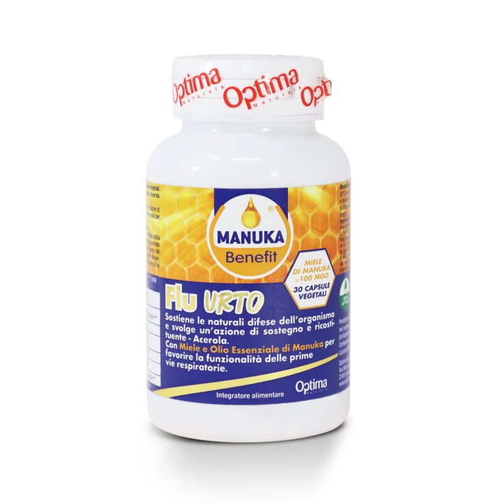 Flu Urto Manuka Benefit® Optima Naturals 30 Capsules