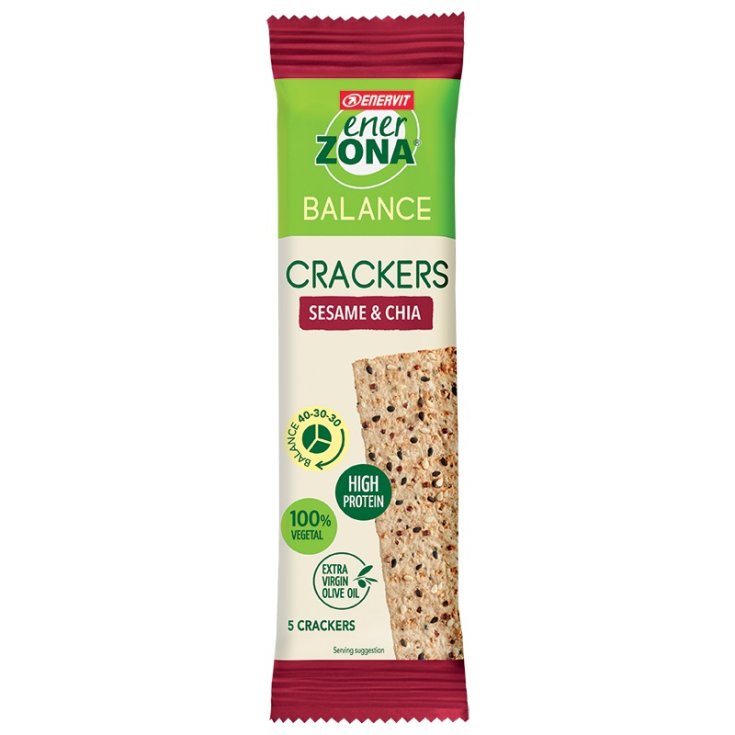 Crackers Sesame & Chia 40-30-30 Enervit EnerZona® Monodose 25g