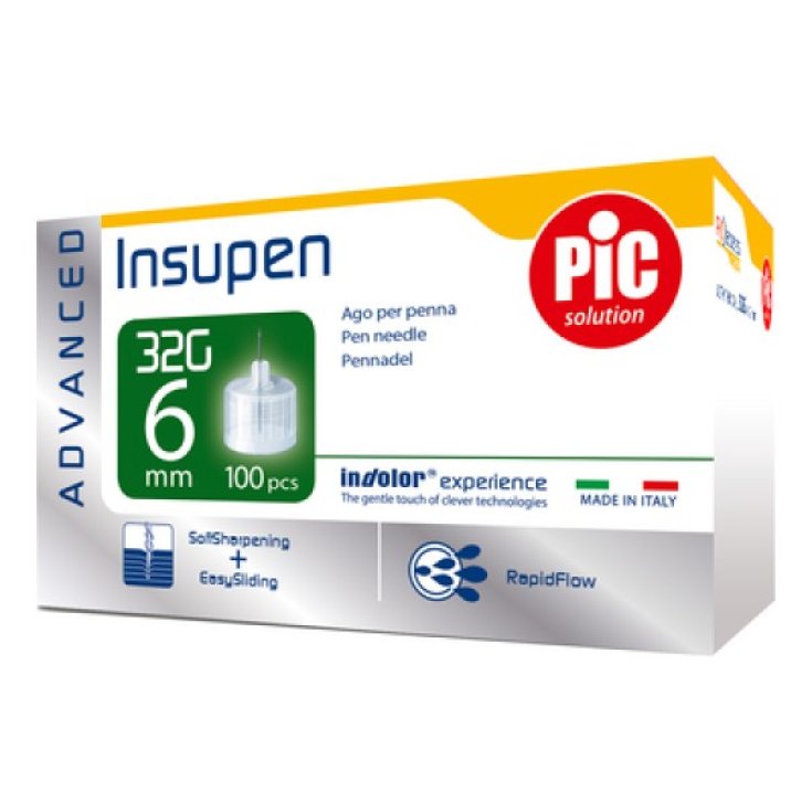 Insupen Advanced G32 6mm Pic Solution 100 Pieces