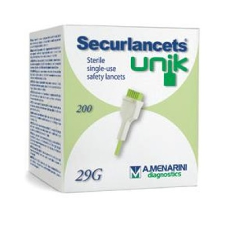 Securlancets Unik A.Menarini 200 Pieces