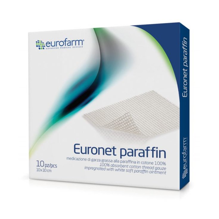 Euronet Paraffin Eurofarm 10 Greasy Paraffin Gauze