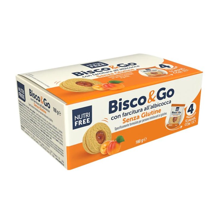 NutriFree Apricot Bisco & Go Box 160g