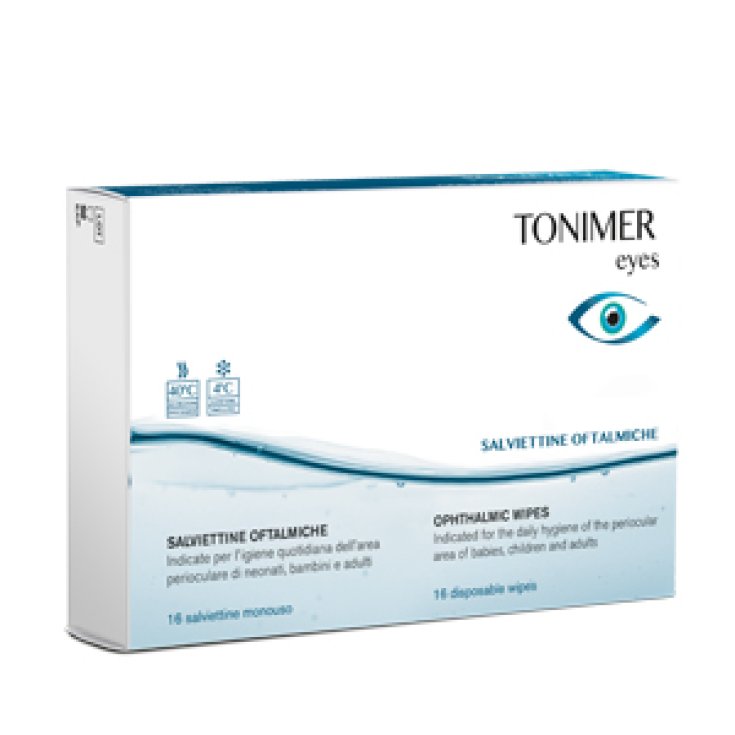 Tonimer Lab Ophthalmic Wipes 16 Pieces